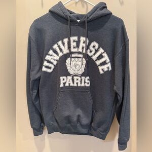 Gildan Dark Gray University Paris Hoodie